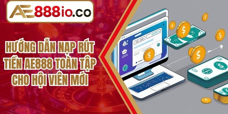 Hướng Dẫn Nạp Rút Tiền AE888 Toàn Tập Cho Hội Viên Mới
