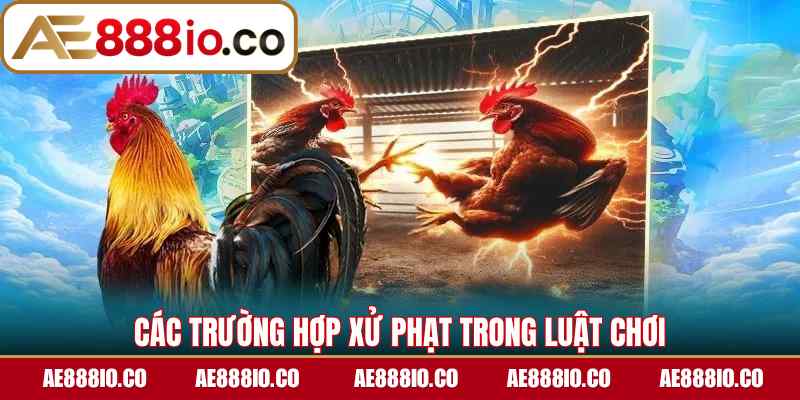 Các trường hợp xử phạt trong luật chơi